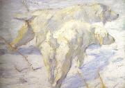 Franz Marc Siberian Sheepdogs (mk34) china oil painting reproduction